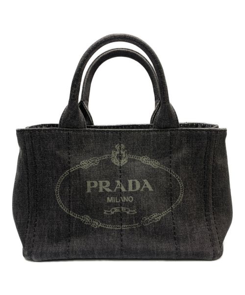 PRADA（プラダ）PRADA (プラダ) カナパ　2WAYバッグ グレーの古着・服飾アイテム