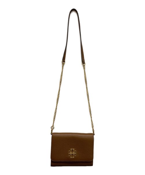 TORY BURCH（トリーバーチ）TORY BURCH (トリーバーチ) チェーンショルダーバッグ ブラウンの古着・服飾アイテム