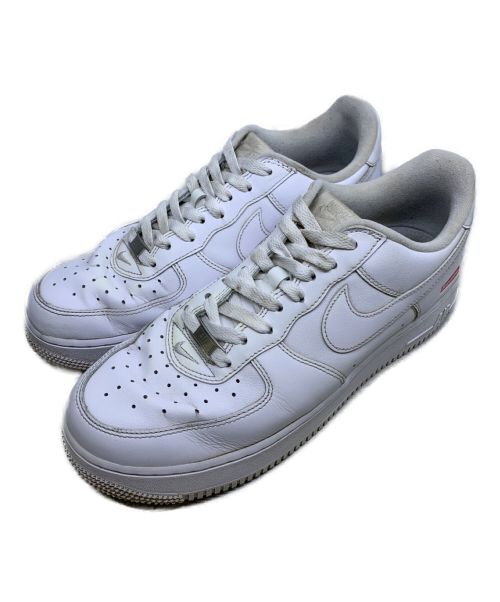 NIKE（ナイキ）NIKE (ナイキ) SUPREME (シュプリーム) AIR FORCE1 ホワイト サイズ:27の古着・服飾アイテム