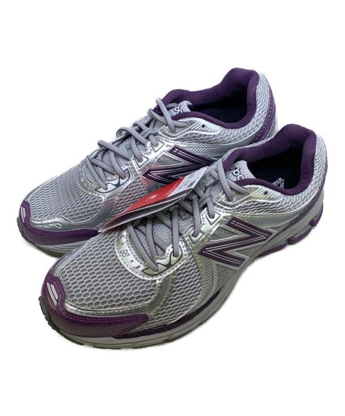 NEW BALANCE（ニューバランス）NEW BALANCE (ニューバランス) スニーカー グレー×パープル サイズ:29㎝ 未使用品の古着・服飾アイテム