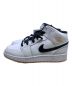 NIKE (ナイキ) AIR JORDAN 1 MID GS ホワイト サイズ:23.5 未使用品：9000円