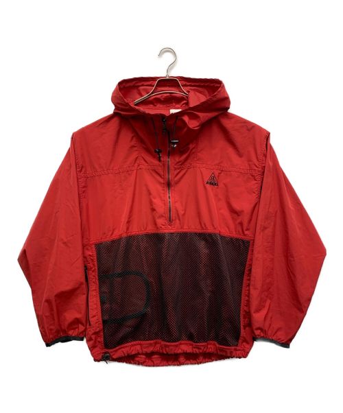 NIKE ACG（ナイキエージーシー）NIKE ACG (ナイキエージーシー) アノラックパーカー レッド サイズ:Lの古着・服飾アイテム