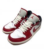 NIKEナイキ）の古着「WMNS Air Jordan 1 Low （ウィメンズ エアジョーダン1 ロー）」｜ホワイト×レッド