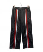 stussyステューシー）の古着「Rory Striped Track Pant」｜ブラック×レッド