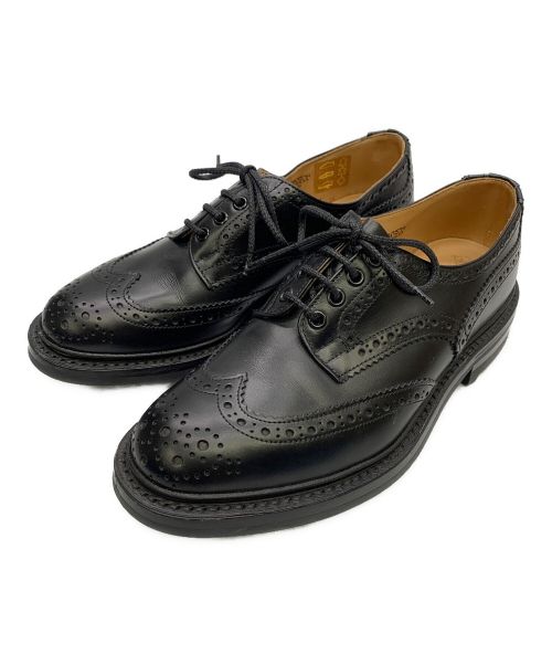 Tricker's（トリッカーズ）Tricker's (トリッカーズ) ウィングチップシューズ ブラック サイズ:8.5の古着・服飾アイテム