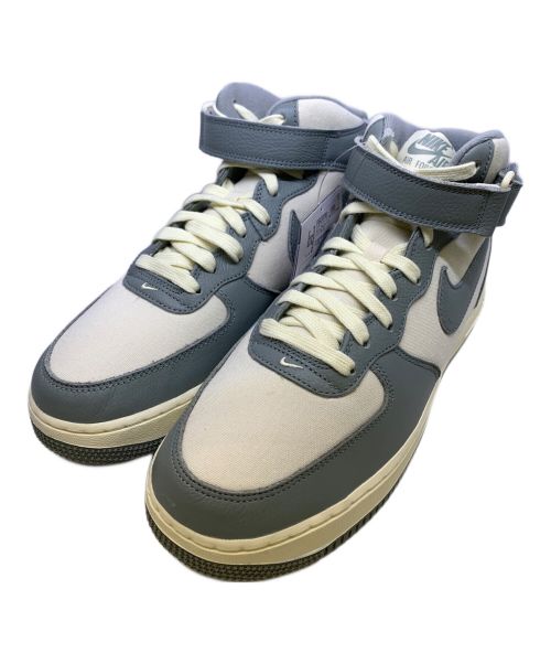 NIKE（ナイキ）NIKE (ナイキ) Air Force1 Mid '07 ホワイト×グレー サイズ:27.5 未使用品の古着・服飾アイテム