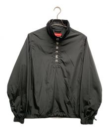 SUPREME（シュプリーム）の古着「zip logo pullover windbreaker」｜ブラック