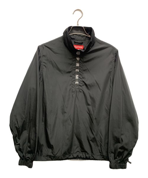 SUPREME（シュプリーム）SUPREME (シュプリーム) zip logo pullover windbreaker ブラック サイズ:Sの古着・服飾アイテム