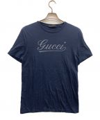 GUCCIグッチ）の古着「Tシャツ」｜ネイビー