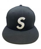 New Era×SUPREMEニューエラ×シュプリーム）の古着「キャップ」｜ブラック