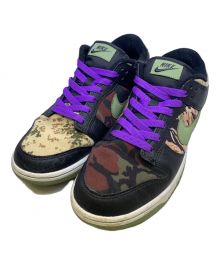 NIKE（ナイキ）の古着「DUNK LOW SE "BLACK MULTI CAMO"」｜カーキ×ブラック