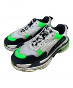 BALENCIAGAバレンシアガ）の古着「TRIPLE S（トリプルエス）」｜グリーン×ホワイト