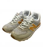 NEW BALANCEニューバランス）の古着「ML574MDG」｜グレー×オレンジ