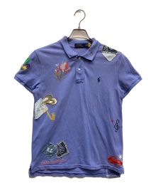 POLO RALPH LAUREN（ポロ・ラルフローレン）の古着「刺繍ポロシャツ」｜ブルー