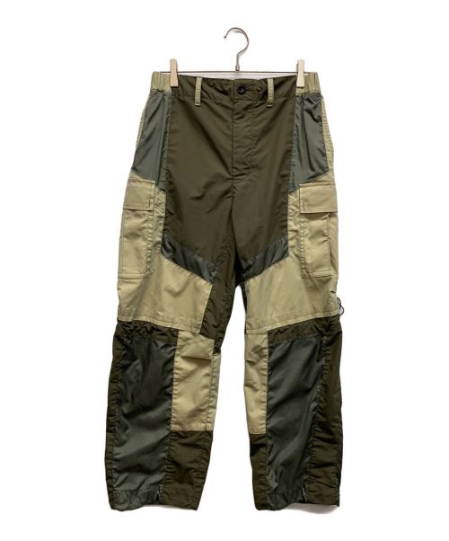 sacai（サカイ）sacai (サカイ) Cotton Blend Cargo Pants カーキ サイズ:SIZE 0の古着・服飾アイテム