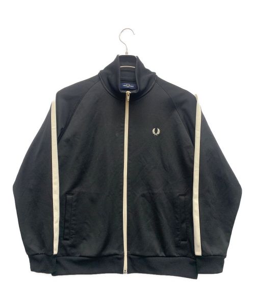 FRED PERRY（フレッドペリー）FRED PERRY (フレッドペリー) トラックジャケット ブラック サイズ:Lの古着・服飾アイテム