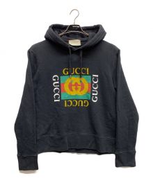 GUCCI（グッチ）の古着「プルオーバーパーカー」｜ブラック