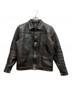 FINE CREEK LEATHERSファインクリークレザーズ）の古着「Richmond S66 ジャケット」｜ブラック