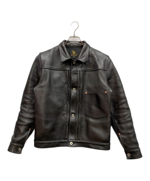 FINE CREEK LEATHERS（ファインクリークレザーズ）FINE CREEK LEATHERS (ファインクリークレザーズ) Richmond S66 ジャケット ブラック サイズ:40の古着・服飾アイテム