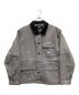 stussy（ステューシー）の古着「WASHED CHORE JACKET」｜グレー×ブラック