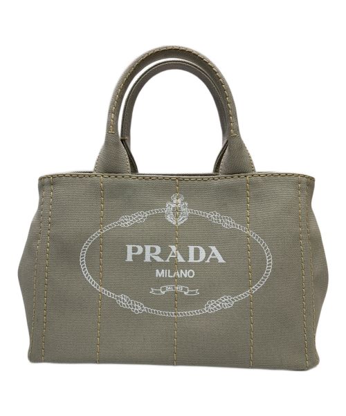 PRADA（プラダ）PRADA (プラダ) ハンドバッグ グレーの古着・服飾アイテム