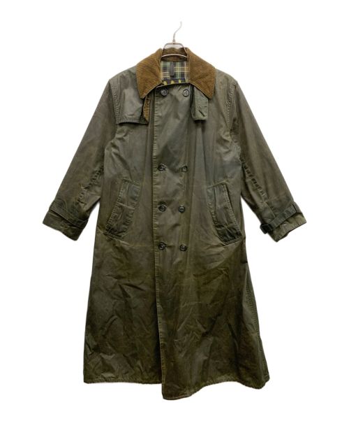 Barbour（バブアー）Barbour (バブアー) 80'sオイルドトレンチコート オリーブ サイズ:不明の古着・服飾アイテム