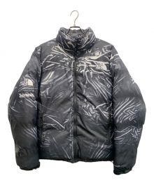 SUPREME×THE NORTH FACE（シュプリーム×ザ ノース フェイス）の古着「Trompe Loeil Printed Nuptse Jacket 23SS」｜ブラック×ホワイト