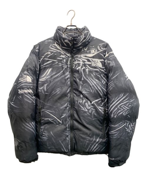 SUPREME（シュプリーム）SUPREME (シュプリーム) THE NORTH FACE (ザ ノース フェイス) Trompe Loeil Printed Nuptse Jacket 23SS ブラック×ホワイト サイズ:Lの古着・服飾アイテム