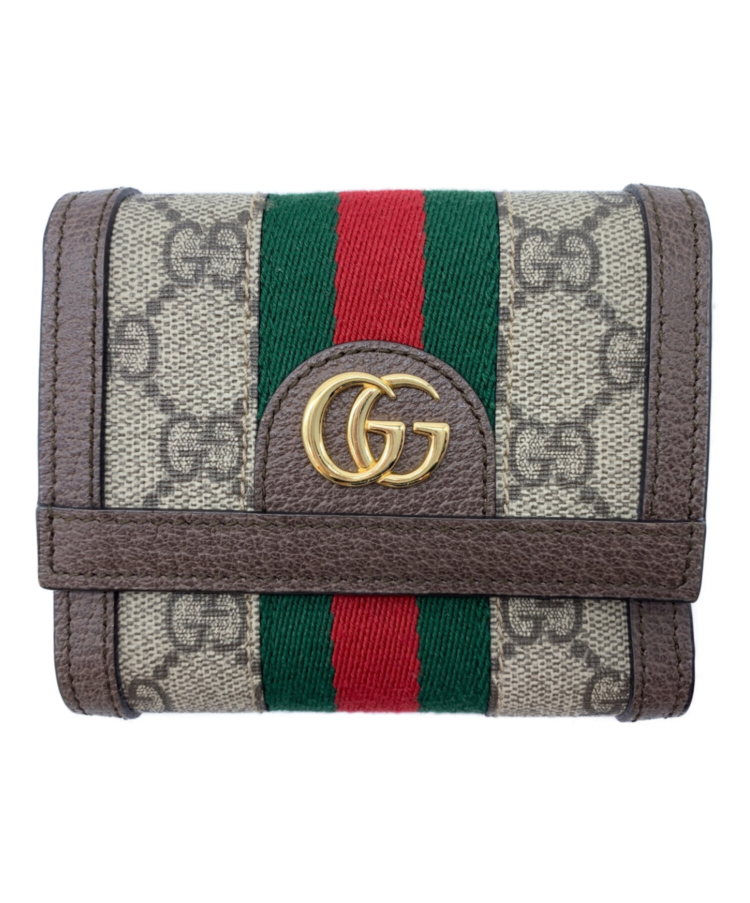 中古・古着通販】GUCCI (グッチ) オフディア 3つ折り財布｜ブランド