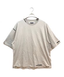 MAISON SPECIAL（メゾンスペシャル）の古着「オーバーダイプライムオーバーエンブロイダリーダメージTシャツ」｜ライトグレー