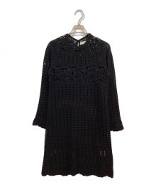 ISABEL MARANT ETOILE（イザベルマランエトワール）の古着「クロシェワンピース」｜ブラック