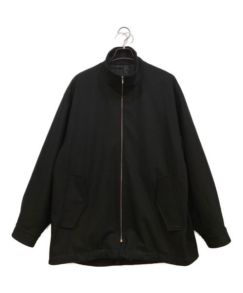 stein（シュタイン）stein (シュタイン) Melton Zip Half Coat（メルトンジップハーフコート） ブラック サイズ:S 未使用品の古着・服飾アイテム