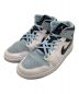 NIKE（ナイキ）の古着「Air Jordan 1 Mid “Ice Blue Nubuck” エアジョーダン 1 ミッド “アイスブルーヌバック”」｜ホワイト×スカイブルー