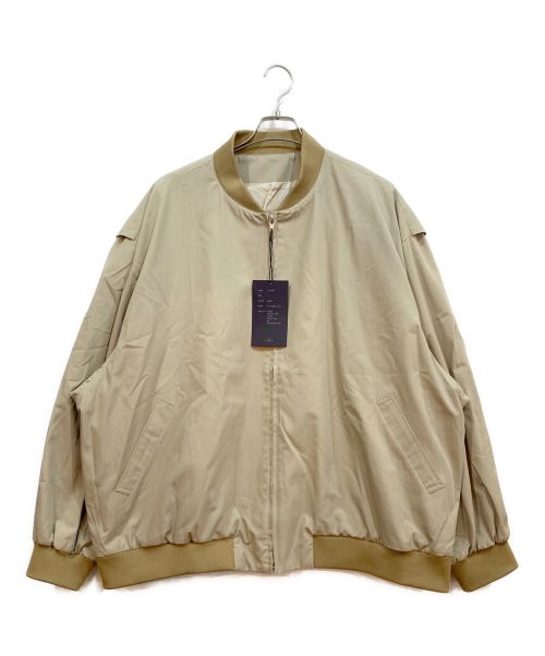 URU（ウル）URU (ウル) ZIP UP BLOUSON ベージュ サイズ:1の古着・服飾アイテム