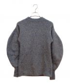 CLANEクラネ）の古着「ラウンドスリーブモヘアニットトップス（ROUND SLEEVE MOHAIR KNIT TOP）」｜ブルー