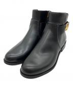 MICHAEL KORSマイケルコース）の古着「MICHAEL KORS ブーツ ブラック CARMEN FLAT BOOTIE」｜ブラック