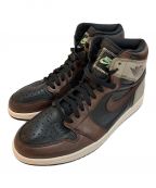 NIKEナイキ）の古着「ハイカットスニーカーAir Jordan 1 High OG Rust Shadow」｜ブラック