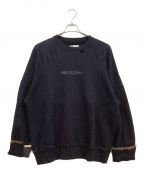 steinシュタイン）の古着「OVERSIZED REBUILD SWEAT LS」｜ブラック