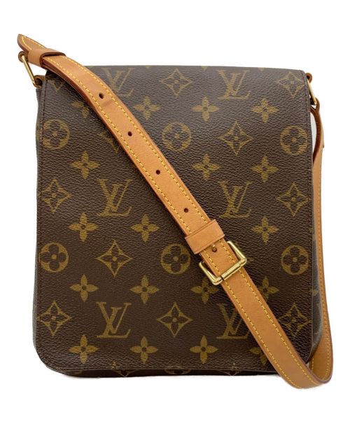 LOUIS VUITTON（ルイ ヴィトン）LOUIS VUITTON (ルイ ヴィトン) ミュゼット・サルサ　ショートストラップ ブラウンの古着・服飾アイテム