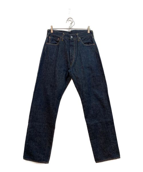 Evisu Jeans（エヴィスジーンズ）Evisu Jeans (エヴィスジーンズ) ボタンフライデニムパンツ インディゴ サイズ:W33(83.5cm)の古着・服飾アイテム