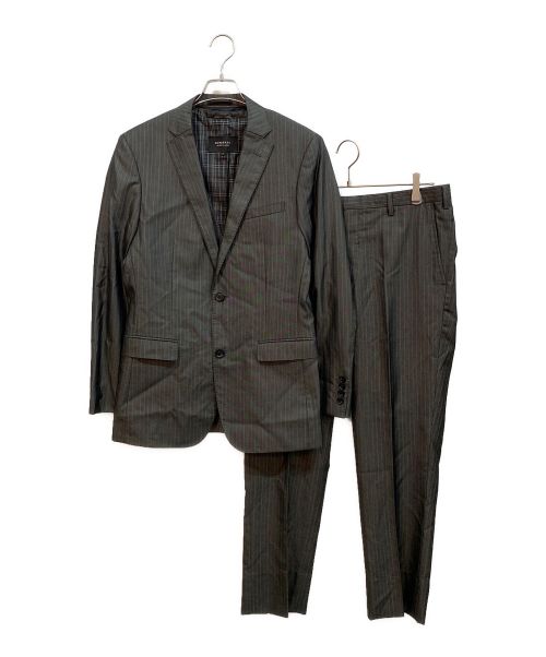 BURBERRY BLACK LABEL（バーバリーブラックレーベル）BURBERRY BLACK LABEL (バーバリーブラックレーベル) 2Bスーツ 3点セット ブラック サイズ:Mの古着・服飾アイテム