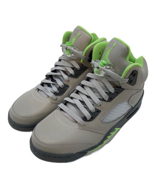 NIKE（ナイキ）NIKE (ナイキ) AIR JORDAN 5 RETRO ライトグレー×ライトグリーン サイズ:26.0cmの古着・服飾アイテム