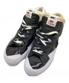 NIKE×sacaiナイキ×サカイ）の古着「Blazer Low black patent leather」｜ホワイト×ブラック