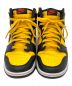 NIKE (ナイキ) Dunk High University Gold and Black / ダンク ハイ ユニバーシティゴールド アンド ブラック イエロー×ブラック サイズ:US8：12000円