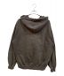 X-LARGE (エクストララージ) PIGMENT DYED EMBOSS LOGO ZIP HOODED SWEAT ブラウン サイズ:L：10000円