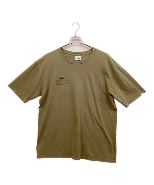 WTAPS（ダブルタップス）WTAPS (ダブルタップス) WTAPS Tシャツ  カーキ サイズ:X05の古着・服飾アイテム