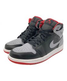 NIKE（ナイキ）の古着「AIR JORDAN 1 MID BLACK / エア ジョーダン 1 ミッド ブラック」｜グレー×ブラック