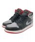 NIKE（ナイキ）の古着「AIR JORDAN 1 MID BLACK / エア ジョーダン 1 ミッド ブラック」｜グレー×ブラック