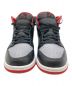 中古・古着 NIKE (ナイキ) AIR JORDAN 1 MID BLACK / エア ジョーダン 1 ミッド ブラック グレー×ブラック サイズ:US10.5：13000円