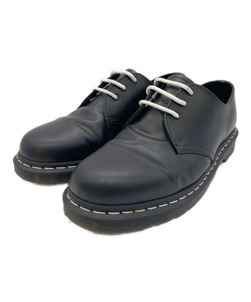 Dr.Martens（ドクターマーチン）Dr.Martens (ドクターマーチン) 1461 ホワイトステッチ 3 ホール シューズ ブラック サイズ:29の古着・服飾アイテム